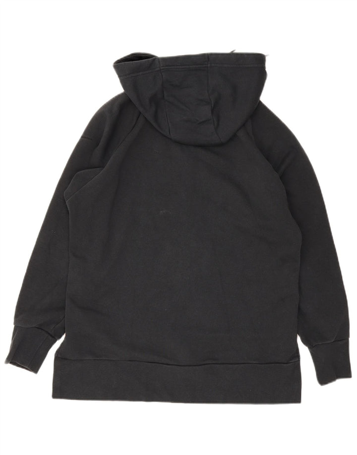 Nike Herre Dri Fit Hættetrøje med lynlås, lille sort polyester