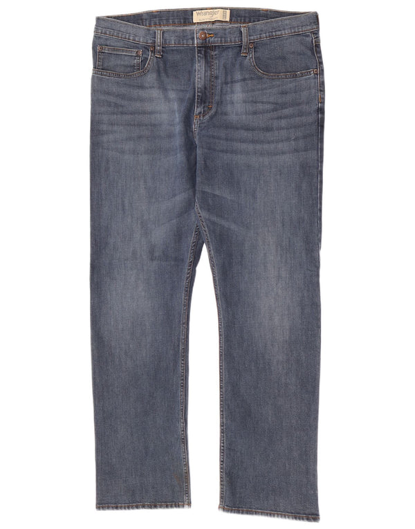 Мужские узкие прямые джинсы Wrangler W38 L30 синие