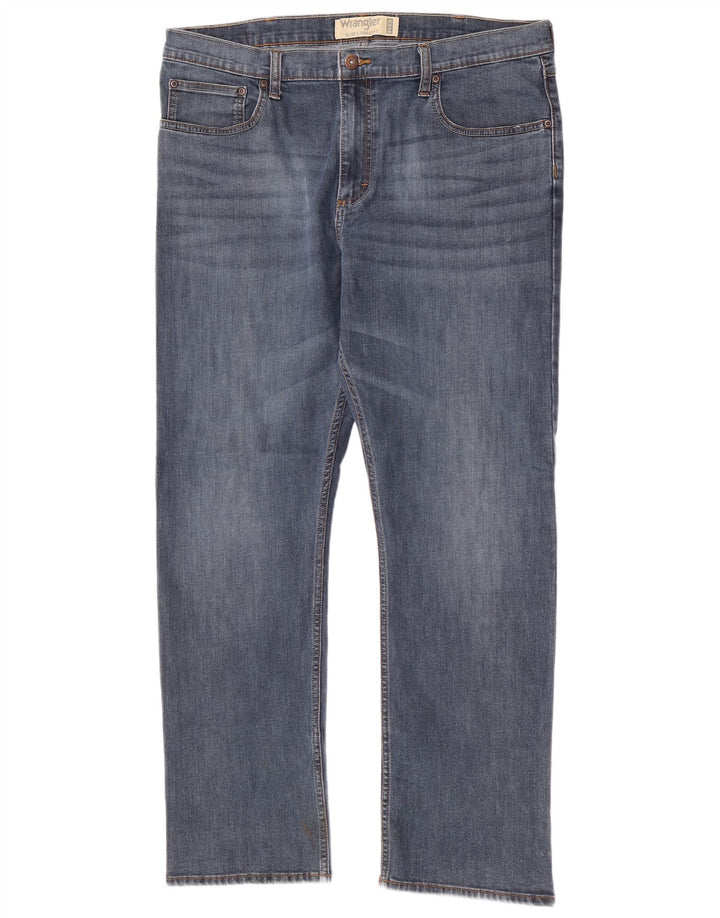 Мужские узкие прямые джинсы Wrangler W38 L30 синие