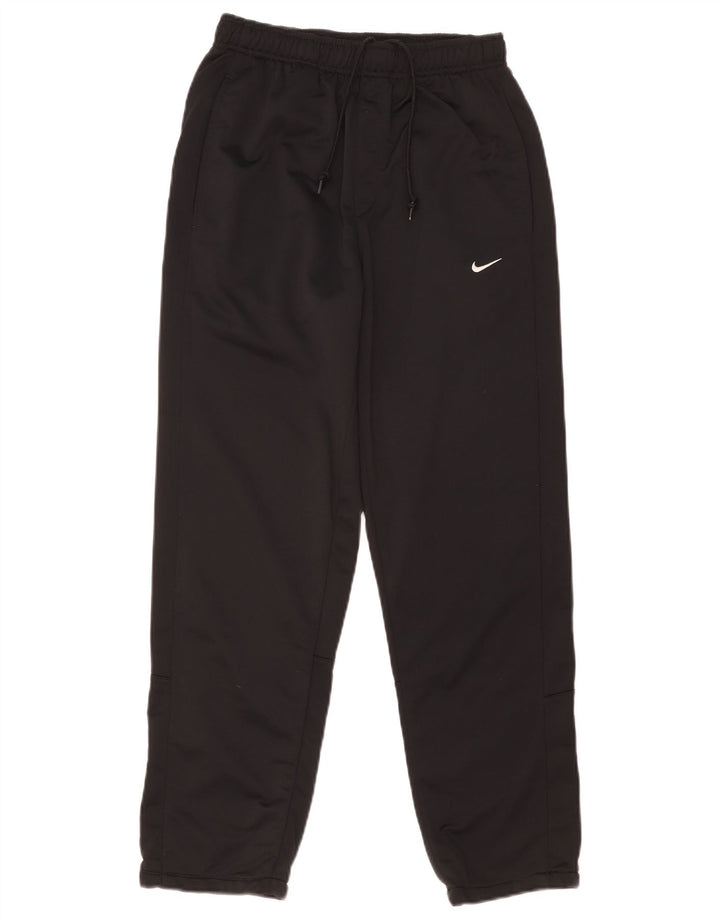Nike Mens Tracksuit Trousers UK 26/28 Small Black Polyester