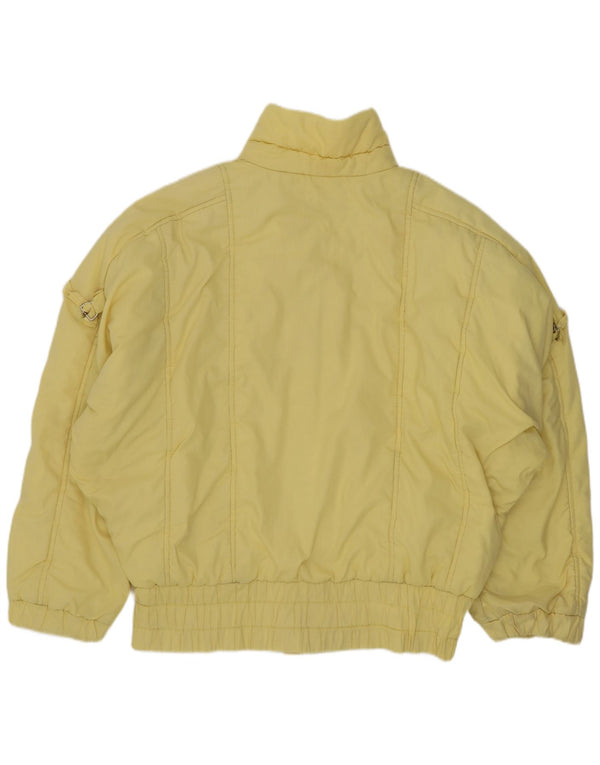 Jachetă de schi Vintage pentru femei UK 18 XL Galben