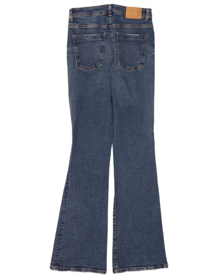 Zara Womens Flared Jeans EU 40 Medium W30 L34 Blue