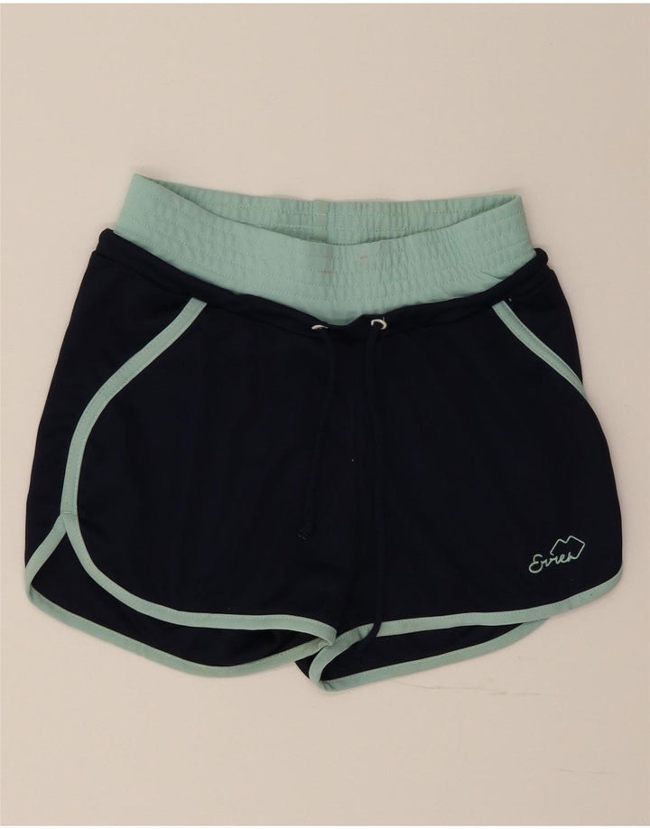 ERREA Womens Sport Shorts UK 6 XS  Navy Blue Polyester Vintage Errea and Second-Hand Errea from Messina Hembry 