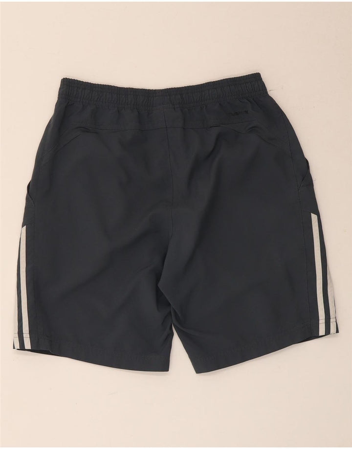 Adidas Herren-Sportshorts, klein, graues Colourblock-Polyester