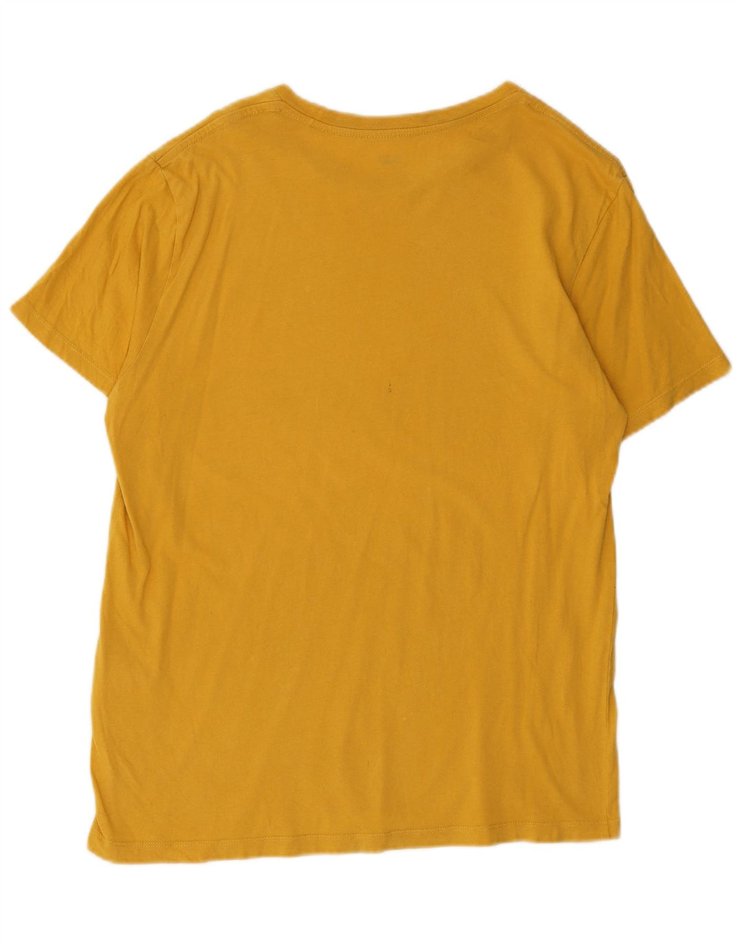 Levi's Mens Graphic T-Shirt Top Medium Yellow Colourblock Cotton