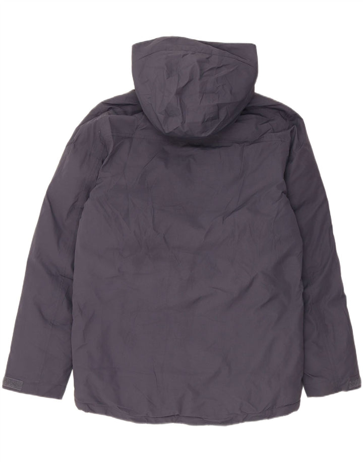 MOUNTAIN WAREHOUSE Wattierte Herrenjacke mit Kapuze, UK 38, Mittelmarineblau