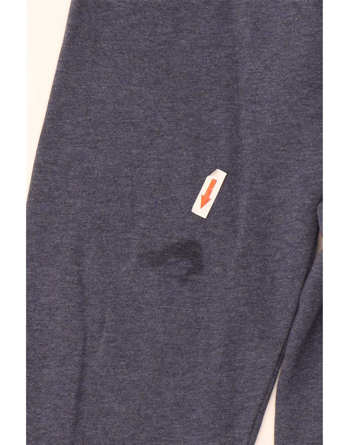 Gant Sweatshirt med lynlås til mænd, medium marineblå bomuld