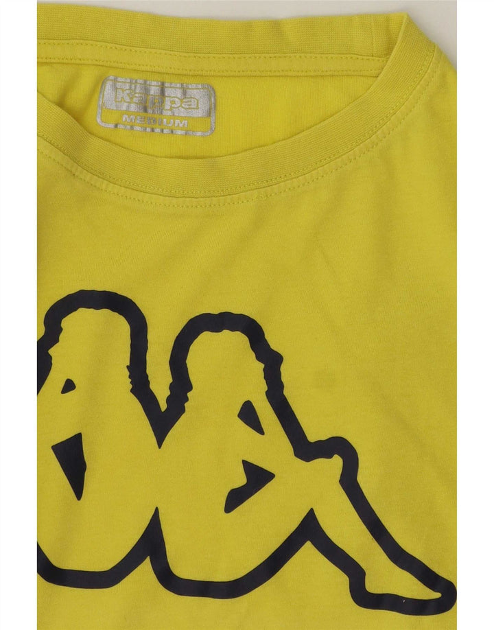 T-shirt grafica da uomo Kappa Top giallo medio