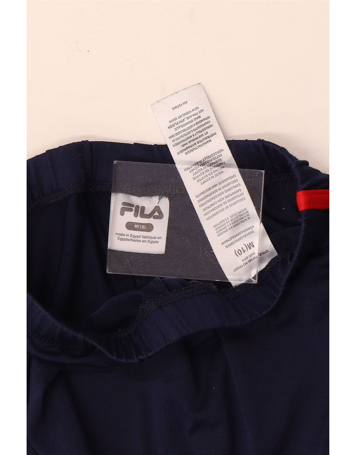 Pantaloni De Trening Fila Băieți Grafic 9-10 Ani Mediu Bleumarin Poliester