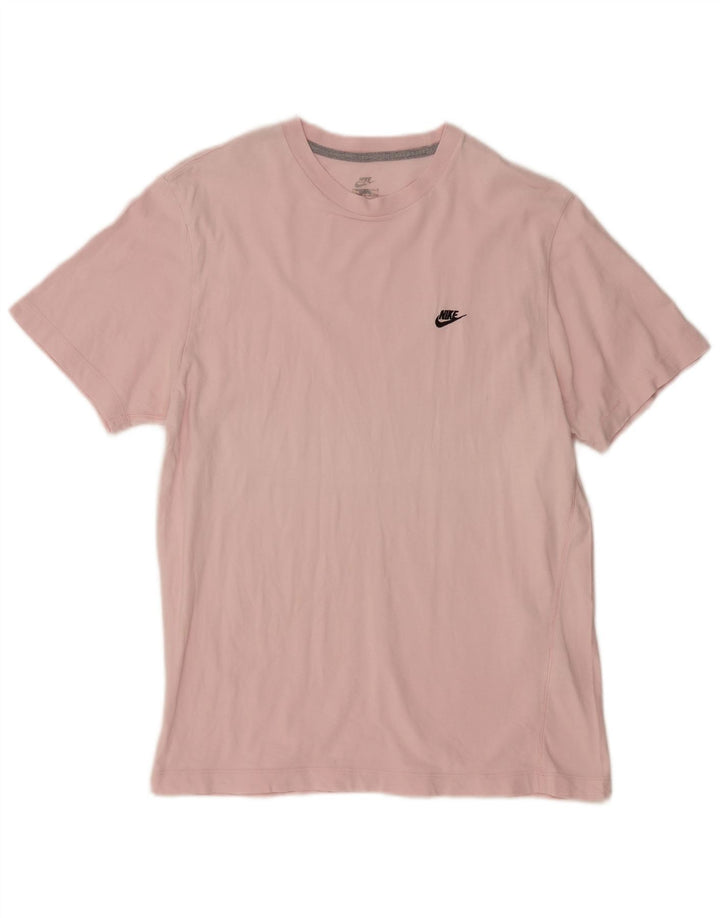 Nike Herren-T-Shirt aus mittelrosa Baumwolle