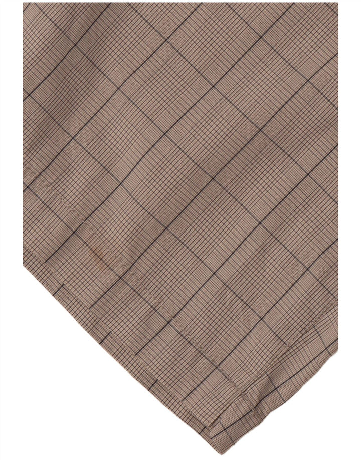 O'Neill Mens Chino Shorts W31 Medium Grey Plaid Cotton