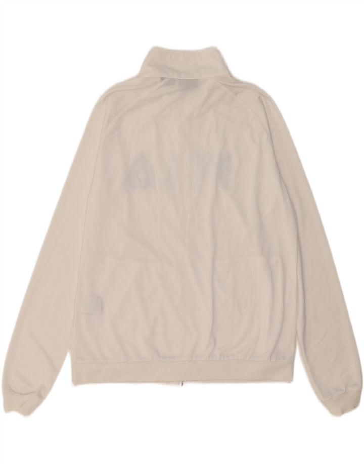 Fila Womens Graphic Tracksuit Top Jacket UK 16 Large  White
