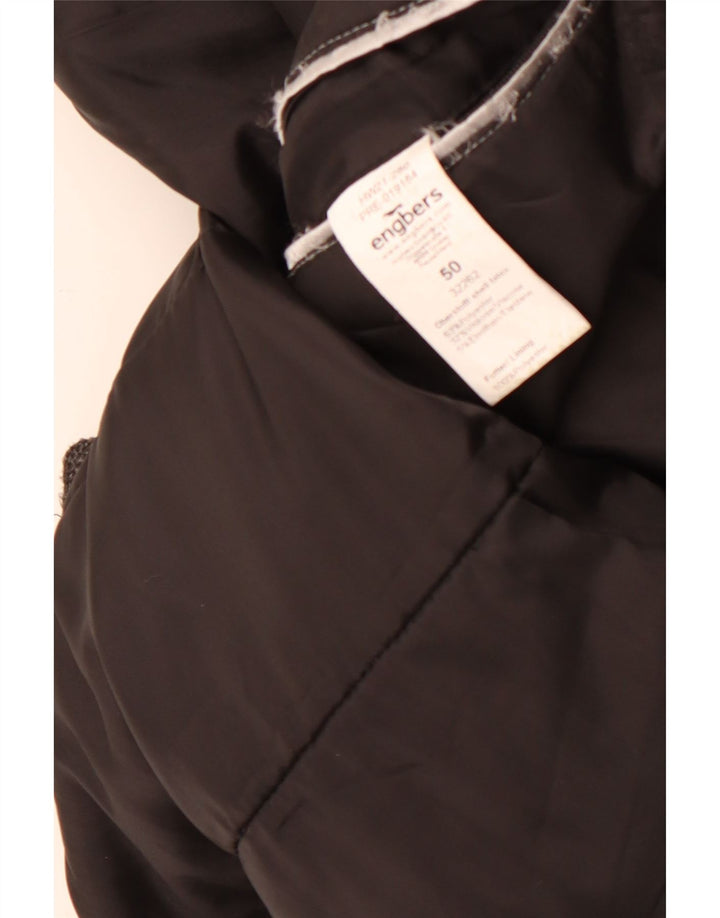 Engbers Mens Military Overcoat EU 50  Large Grey Polyester