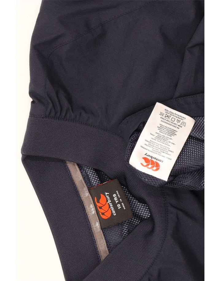 Canterbury Veste de survêtement pour garçon 9-10 ans Bleu marine