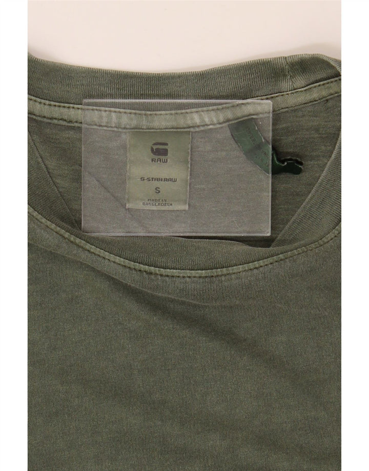 G-STAR Mens T-Shirt Top Small Green Vintage G-Star and Second-Hand G-Star from Messina Hembry 