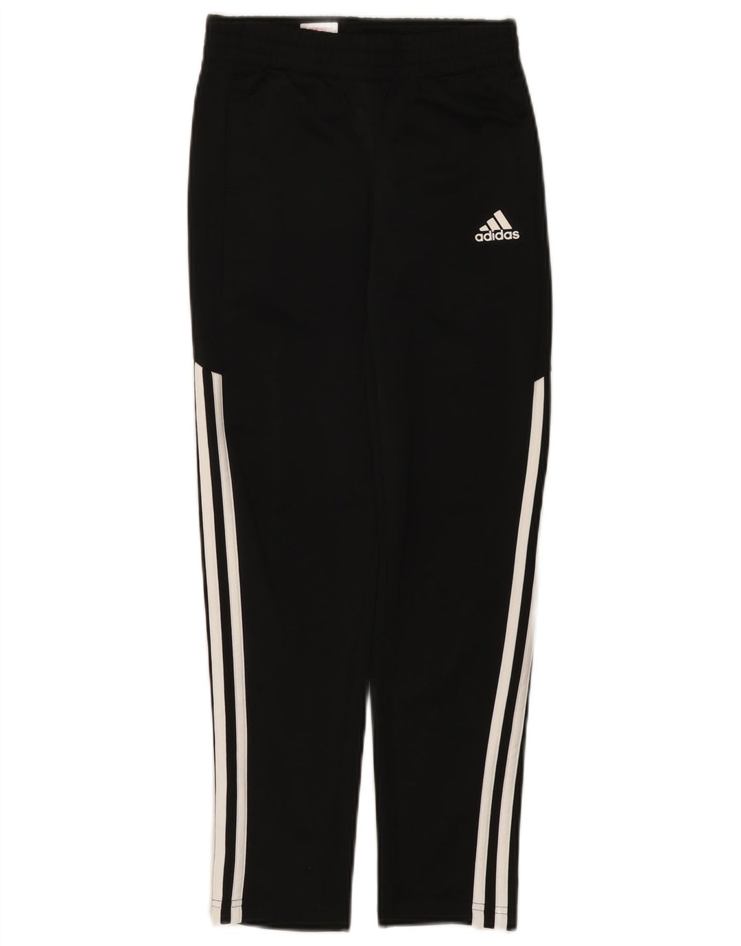 Adidas Boys Tracksuit Trousers 9-10 Years Black Polyester