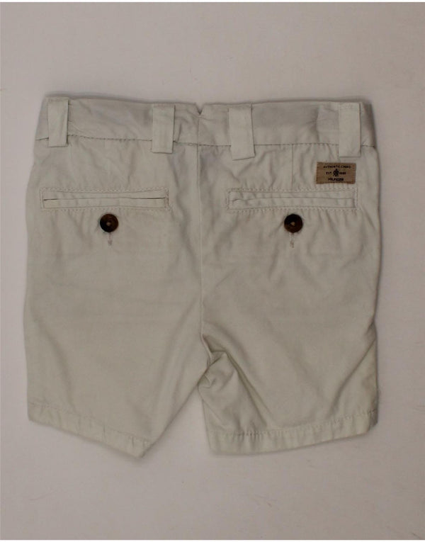 TOMMY HILFIGER Baby Boys Chino Shorts 12-18 Months W18  White Cotton