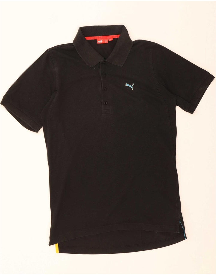 PUMA Mens Polo Shirt Small Black