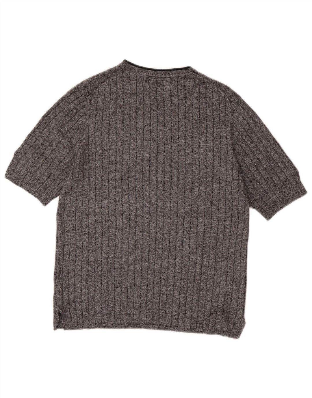 Marks & Spencer Womens Crew Neck Jumper Sweater UK 10 Small Grey