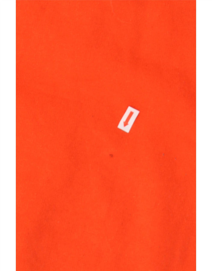 CHAMPION Mens Graphic Hoodie Jumper Medium Orange Cotton Vintage Champion and Second-Hand Champion from Messina Hembry 