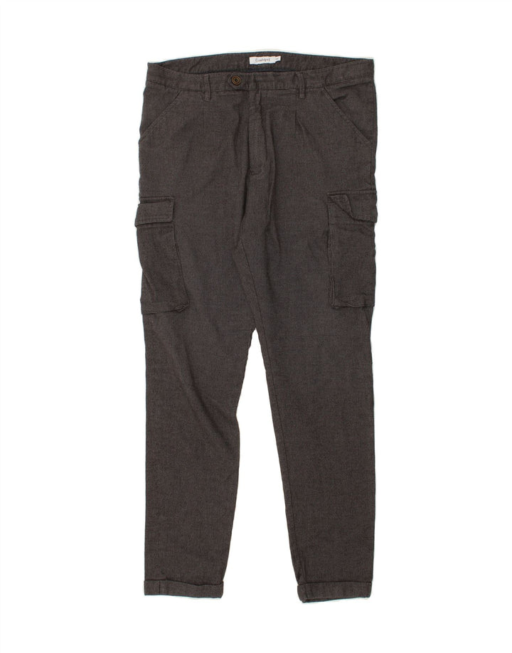 CONBIPEL Mens Slim Cargo Trousers IT 54 2XL W36 L31  Grey Cotton Vintage Conbipel and Second-Hand Conbipel from Messina Hembry 