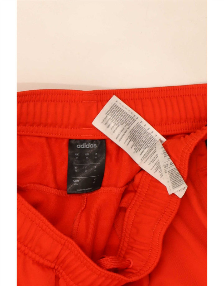 Adidas Mens Tracksuit Trousers Medium  Red Polyester