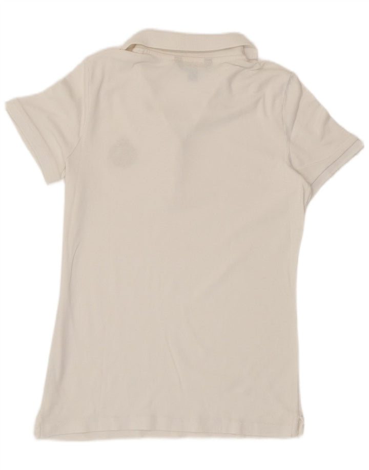 Ralph Lauren Dame Polo Shirt UK 12 Medium White
