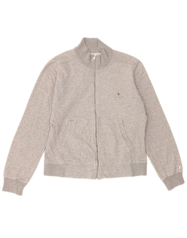 CHAMPION Womens Heritage Classics Tracksuit Top Jacket UK 14 Large Grey