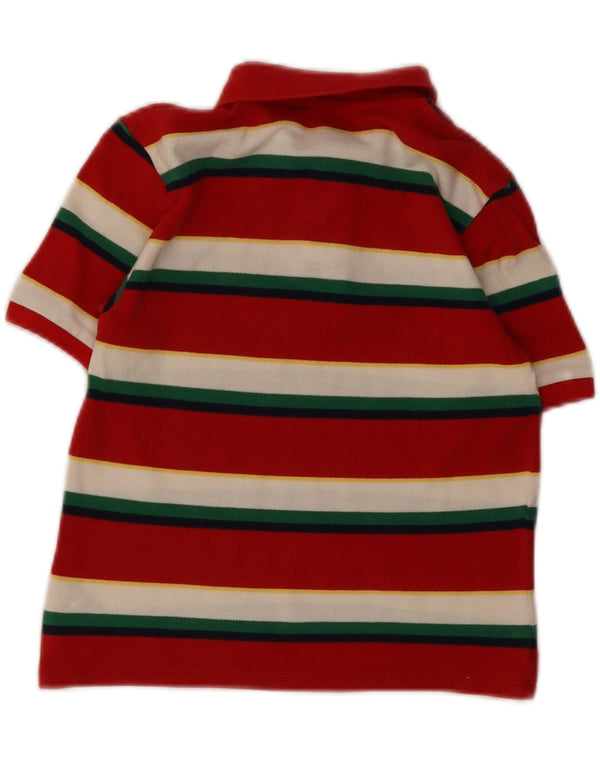 Polo Ralph Lauren Camicia Bambino 6-7 Anni Cotone Rigato Rosso