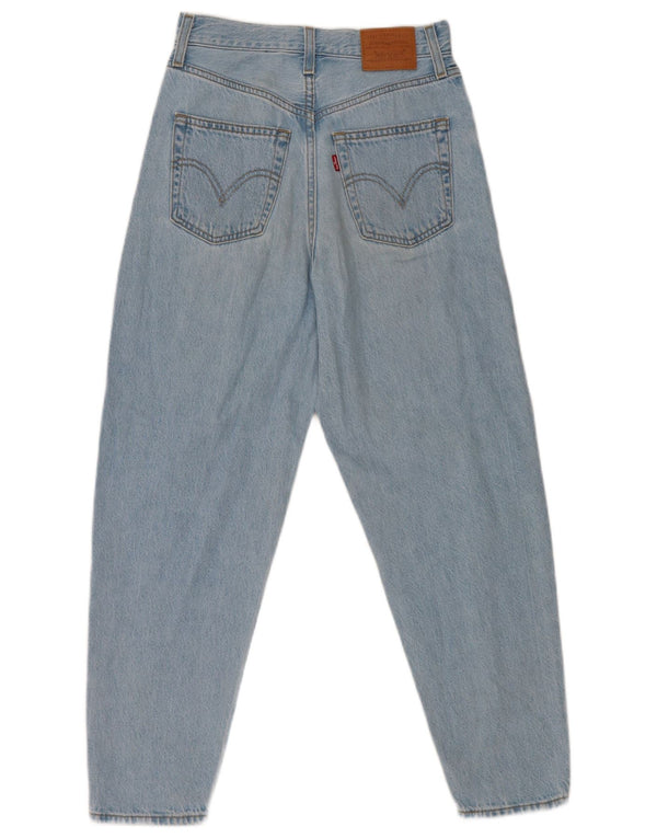 Jeans Levi's da donna a vita alta affusolati vestibilità ampia W24 L27 cotone blu