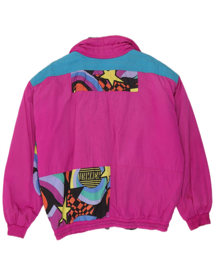 Silvy Mens Loose Fit Ski Jacket IT 48 Medium Multicoloured Colourblock