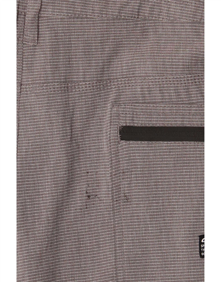 Pantaloncini cargo da uomo O'Neill W38 XL Poliestere a righe grigie