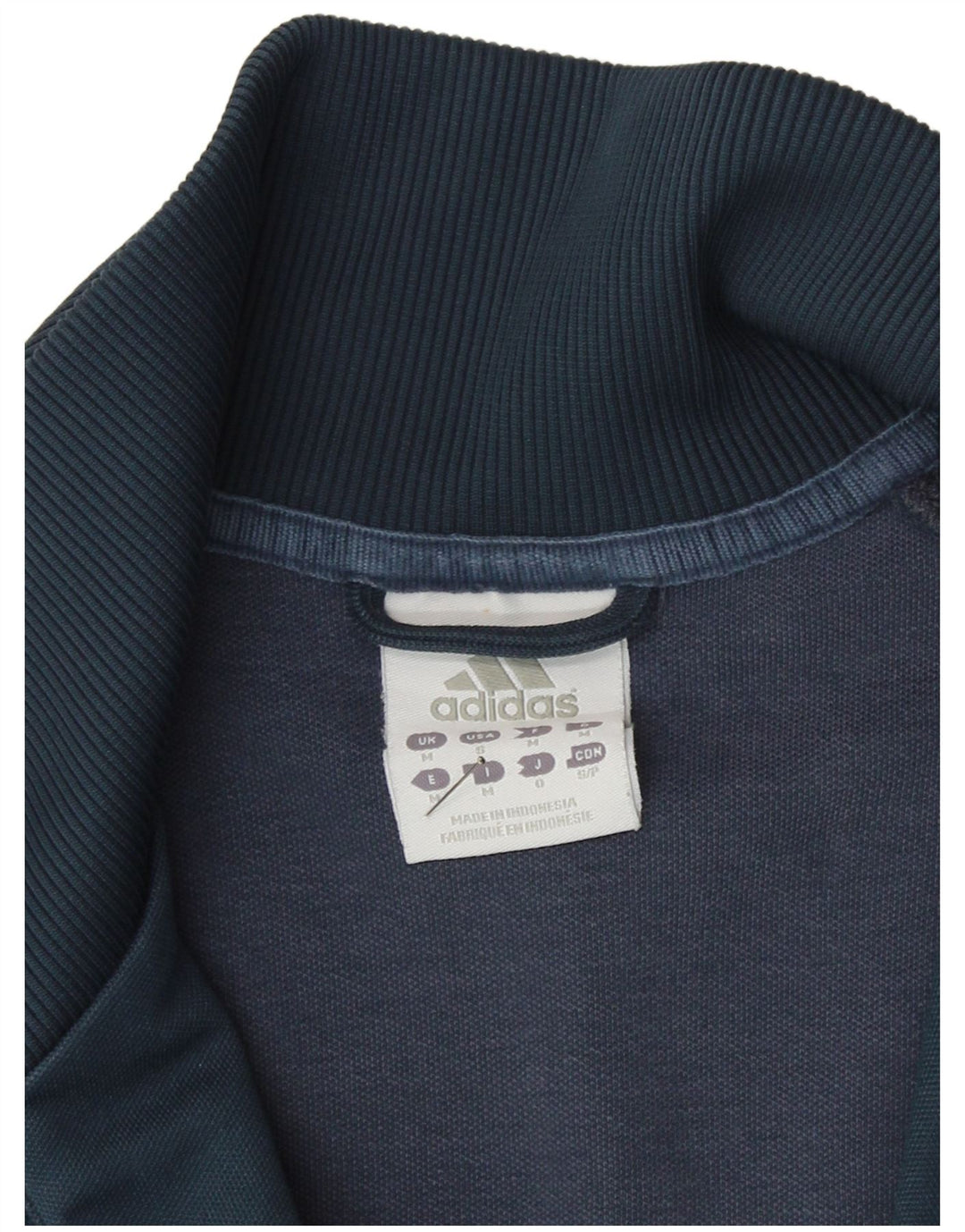 Adidas Veste de survêtement graphique pour homme Bleu marine moyen Polyester