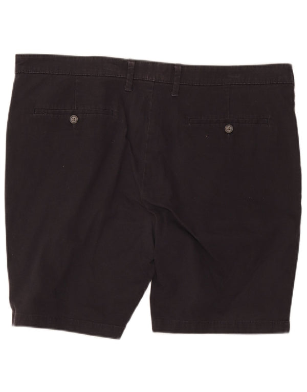 Marks & Spencer Herre Chino Shorts W40 XL Sort Bomuld