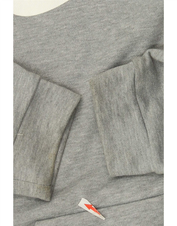 Nike Herren Graphic Hoodie Pullover XL Grau geflecktes Polyester