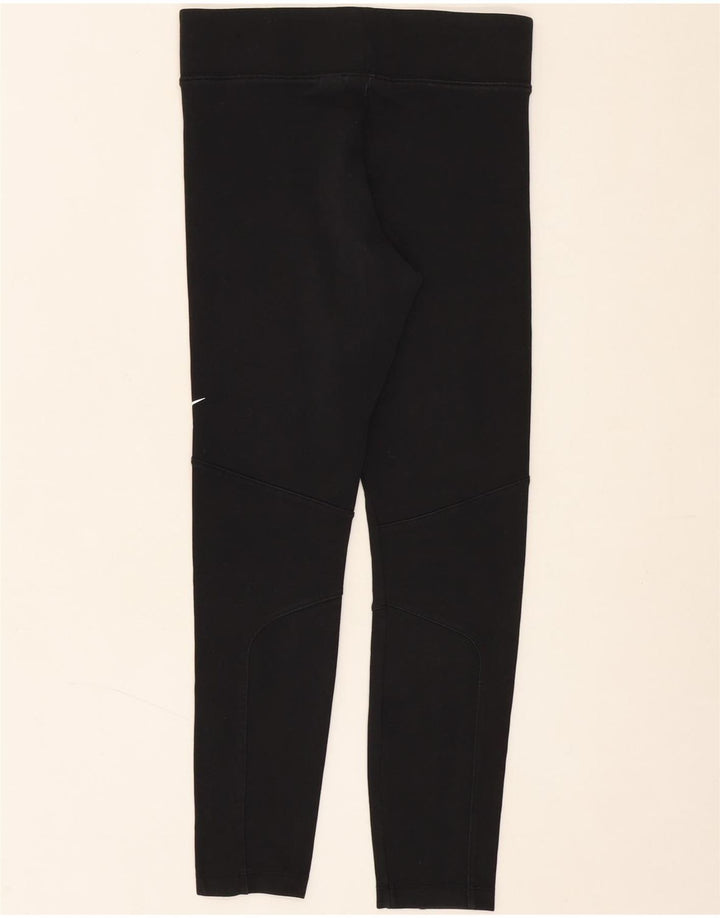 NIKE Womens Leggings UK 8 Small Black Cotton Vintage Nike and Second-Hand Nike from Messina Hembry 