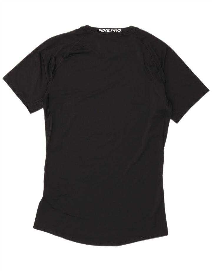 NIKE Mens Tight Fit T-Shirt Top XL Black Polyester
