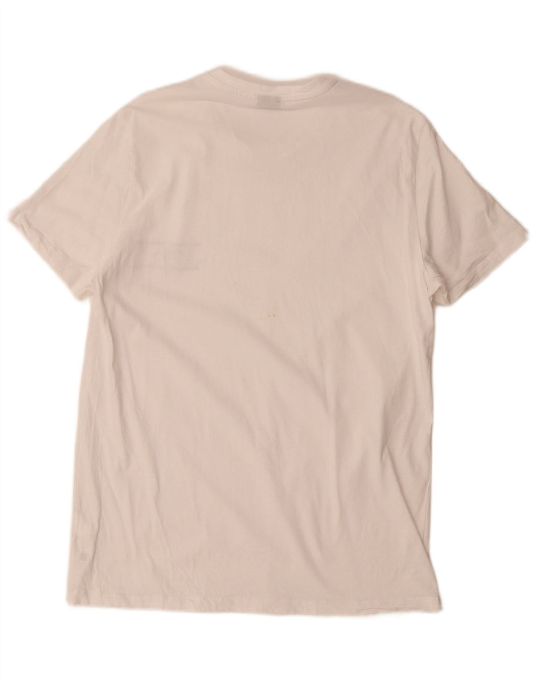 Hugo Boss Mens Graphic T-Shirt Top Medium White Cotton