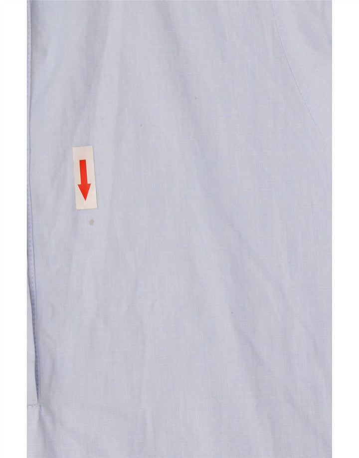 Zara Damen-Blusenoberteil mit 3/4-Ärmeln, UK-Gr. 14, Mittelblau