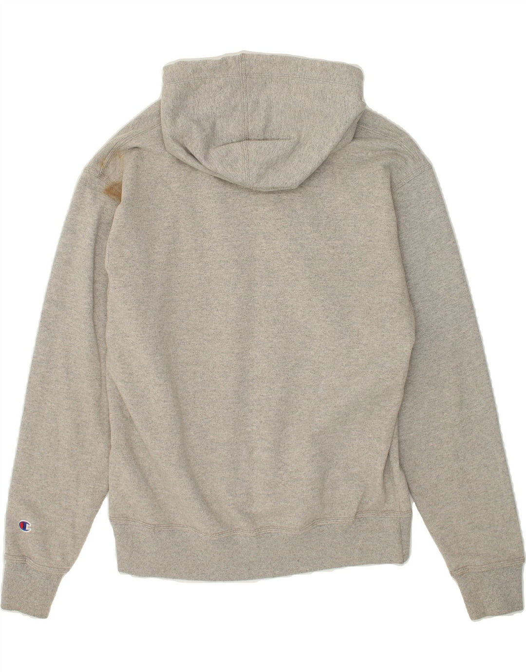 CHAMPION Mens Graphic Hoodie Jumper Medium Grey Cotton Vintage Champion and Second-Hand Champion from Messina Hembry 