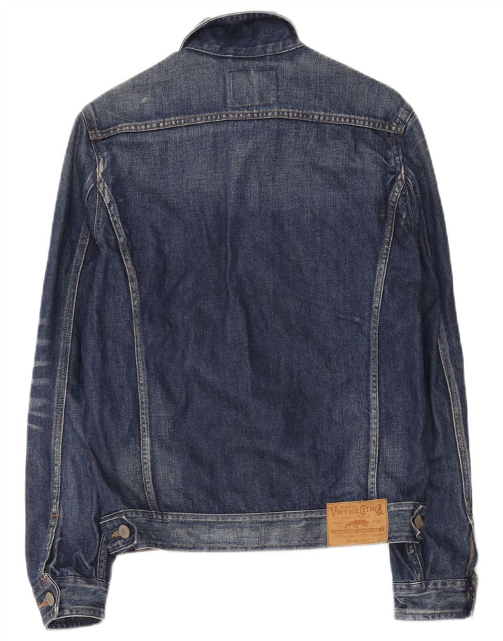 Giacca in denim da donna Jack & Jones UK 36 piccola in cotone blu navy
