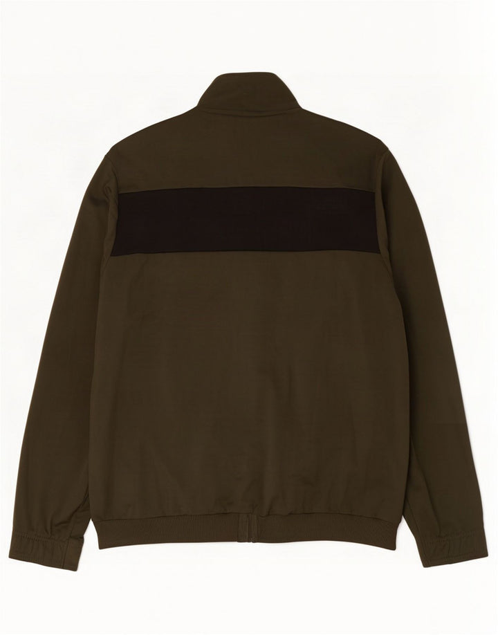 Giacca da tuta da uomo Puma XL Khaki Colourblock in poliestere