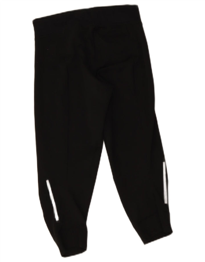 Adidas Womens Climalite Capri Leggings UK 8/10 Small Black Polyester