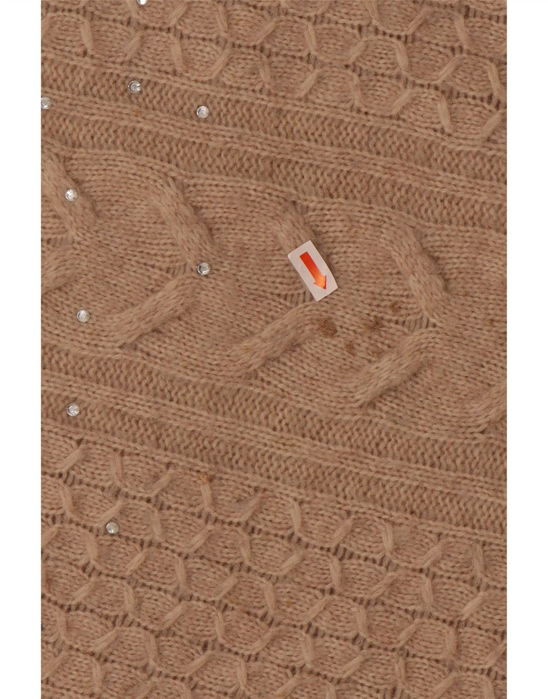 MAX & CO. Womens Oversized Turtle Neck Jumper Sweater UK 10 Small Beige Vintage Max & Co. and Second-Hand Max & Co. from Messina Hembry 