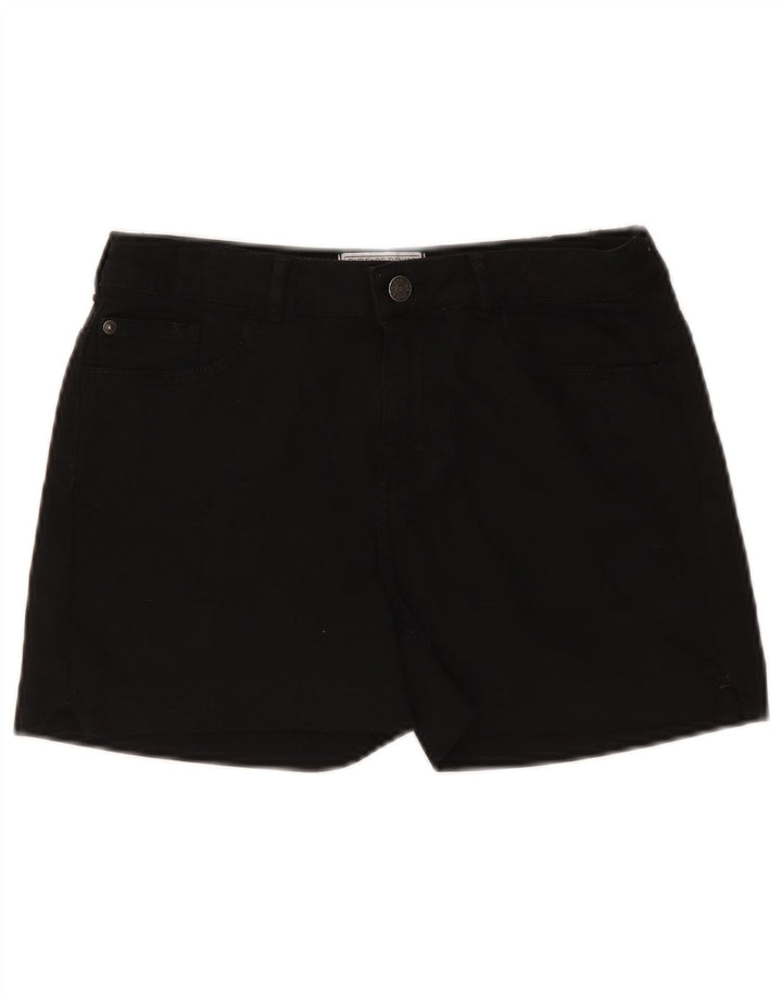 Fat Face Womens Denim Shorts UK 10 Small W27 Black