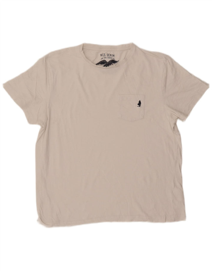Marlboro Classics Mens T-Shirt Top Large White Cotton