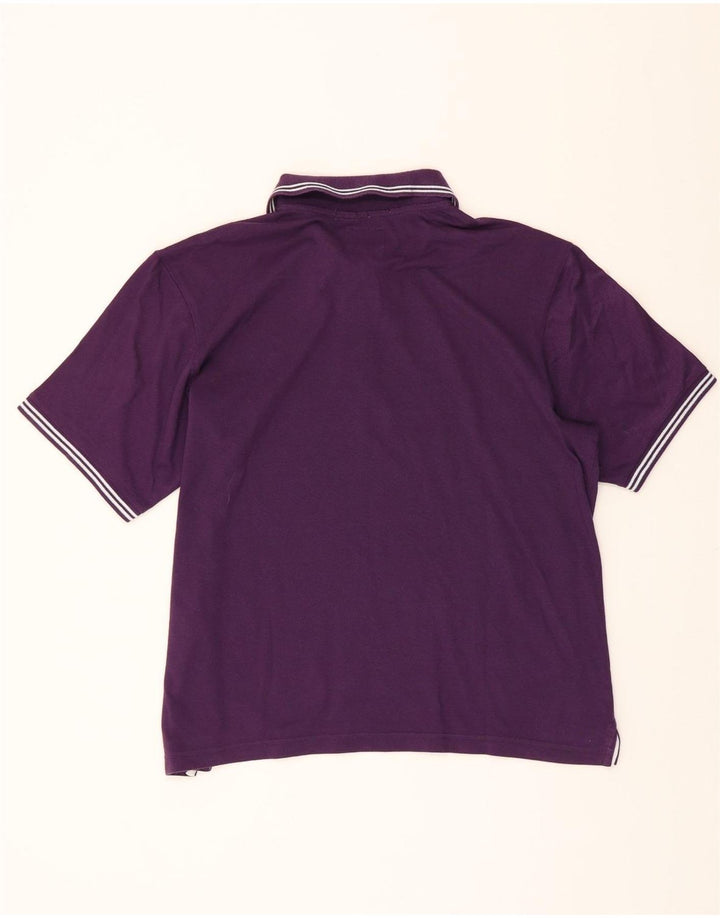 CHAMPION Mens Polo Shirt XL Purple Cotton Vintage Champion and Second-Hand Champion from Messina Hembry 