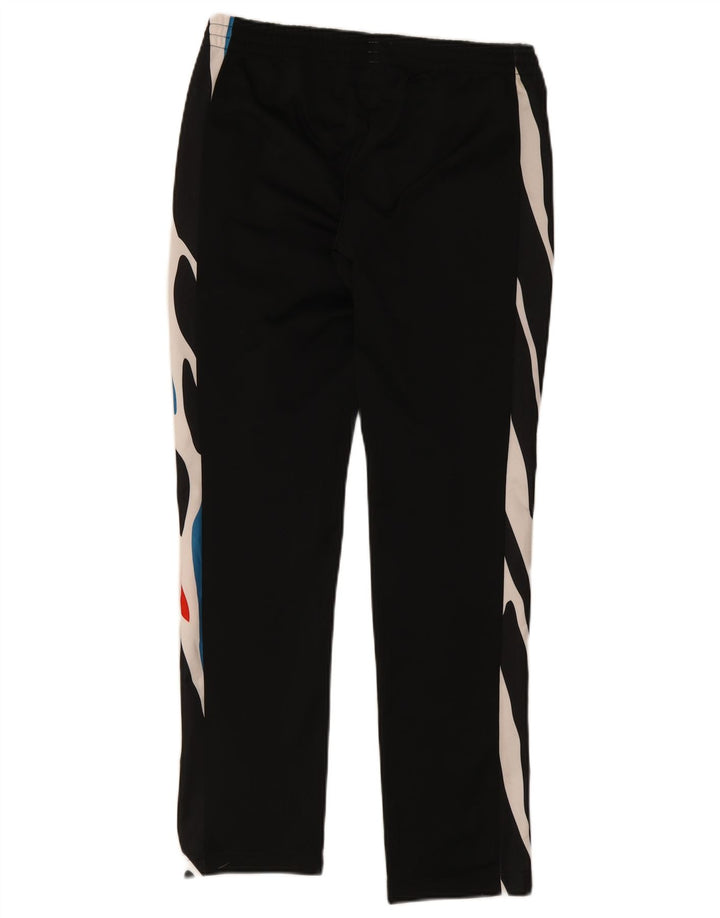 Adidas Womens Tracksuit Trousers UK 12 Medium Black Colourblock Polyester