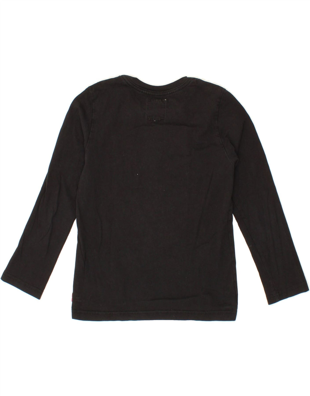LEVI'S Boys Graphic Top Long Sleeve 9-10 Years Black Vintage Levi's and Second-Hand Levi's from Messina Hembry 