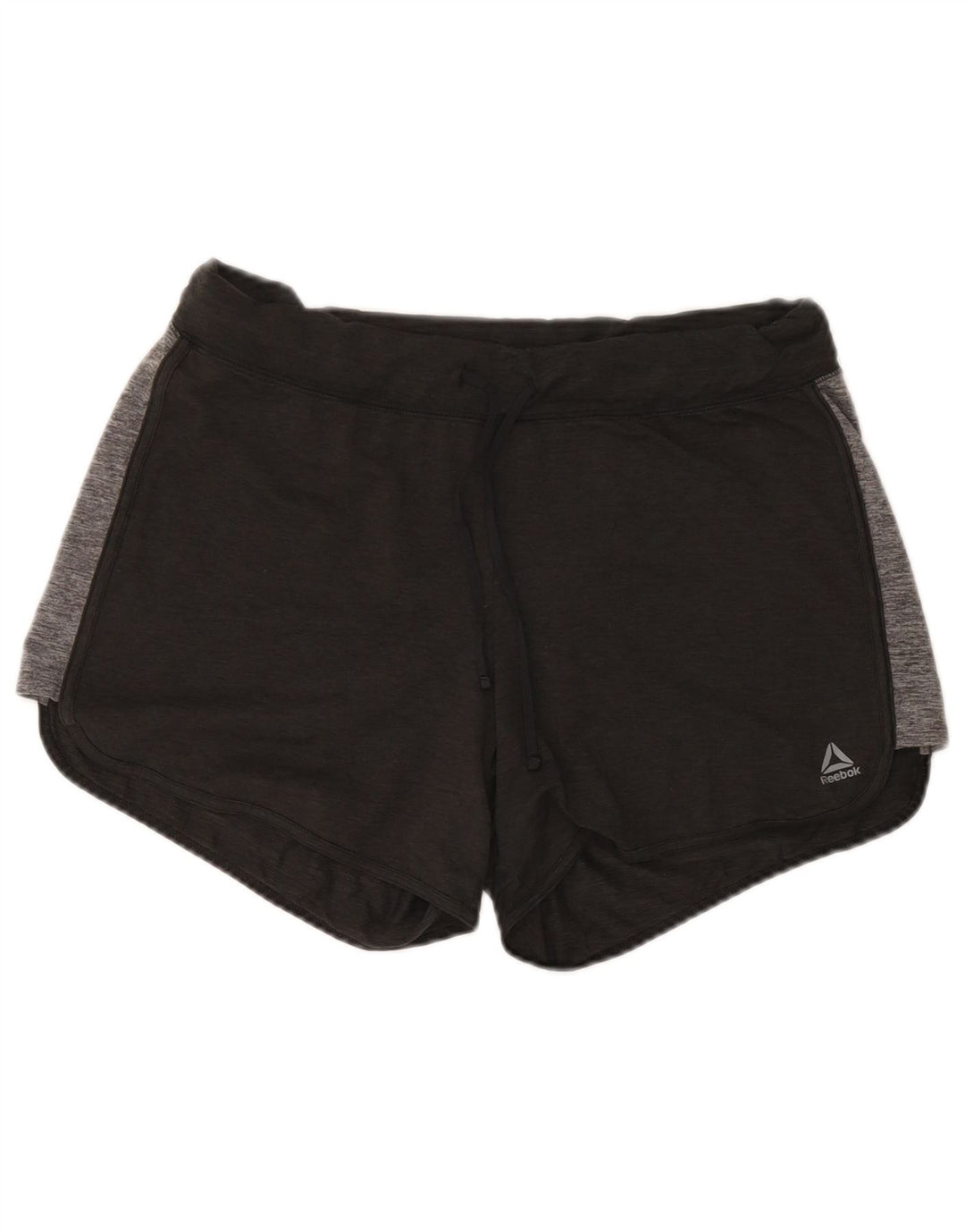 Reebok Womens Sport Shorts UK 12 Medium  Grey Colourblock Polyester